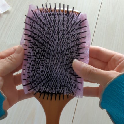 ブラシケアネット/DAISO/ヘアケアグッズを使ったクチコミ(8枚目)