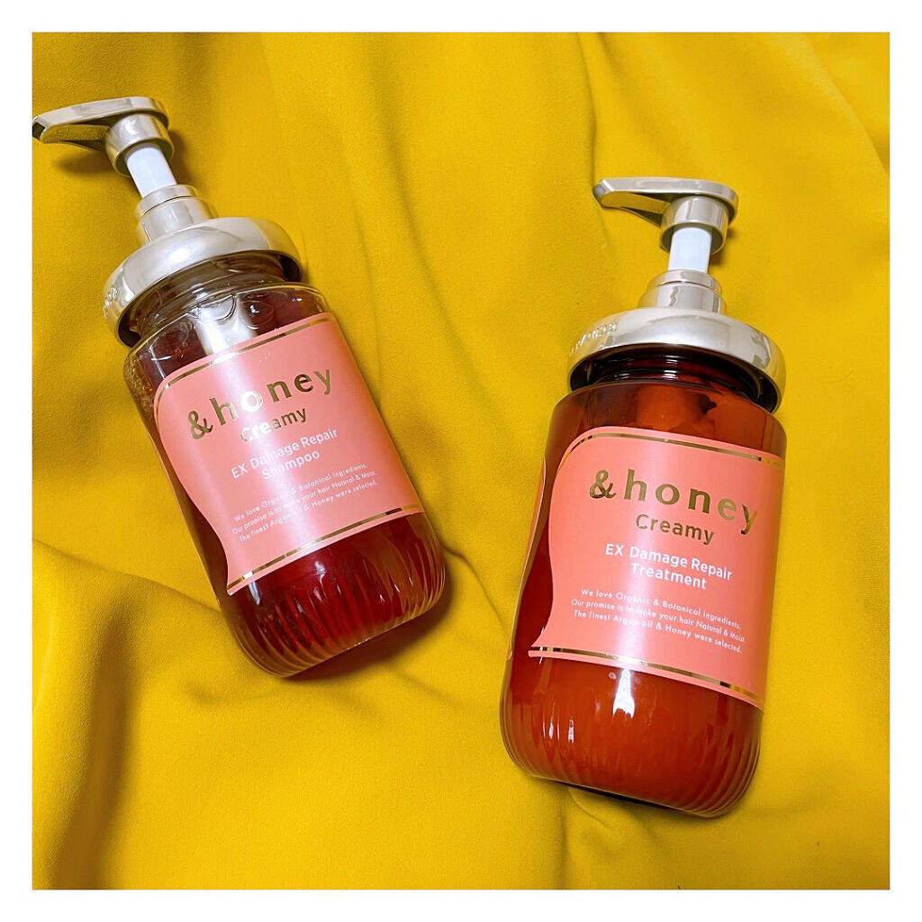 Creamy EXダメージリペアシャンプー1.0/ヘアトリートメント2.0/&honey/市販シャンプーを使ったクチコミ(1枚目)