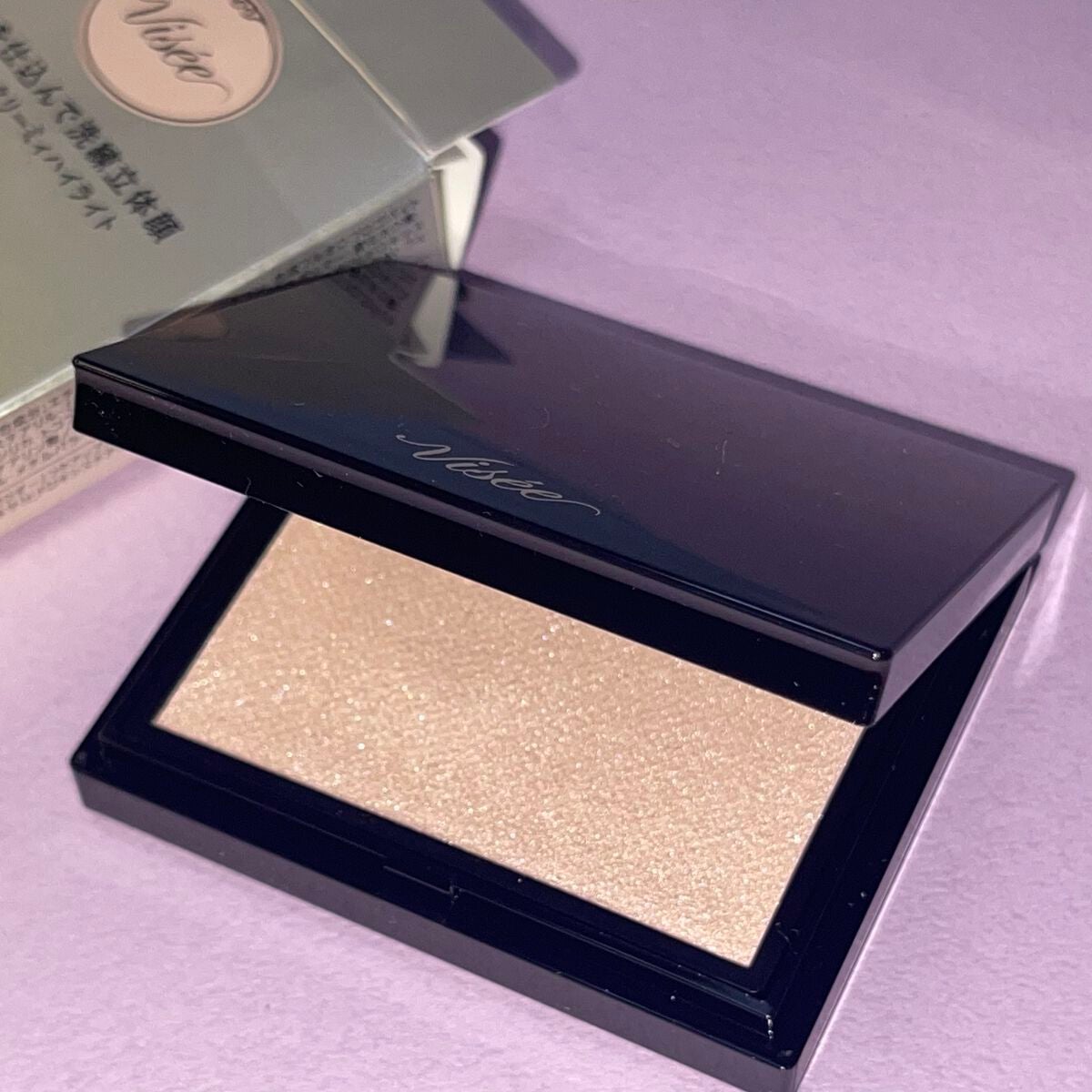 グロウ トリック/Visée/クリームハイライトを使ったクチコミ(5枚目)