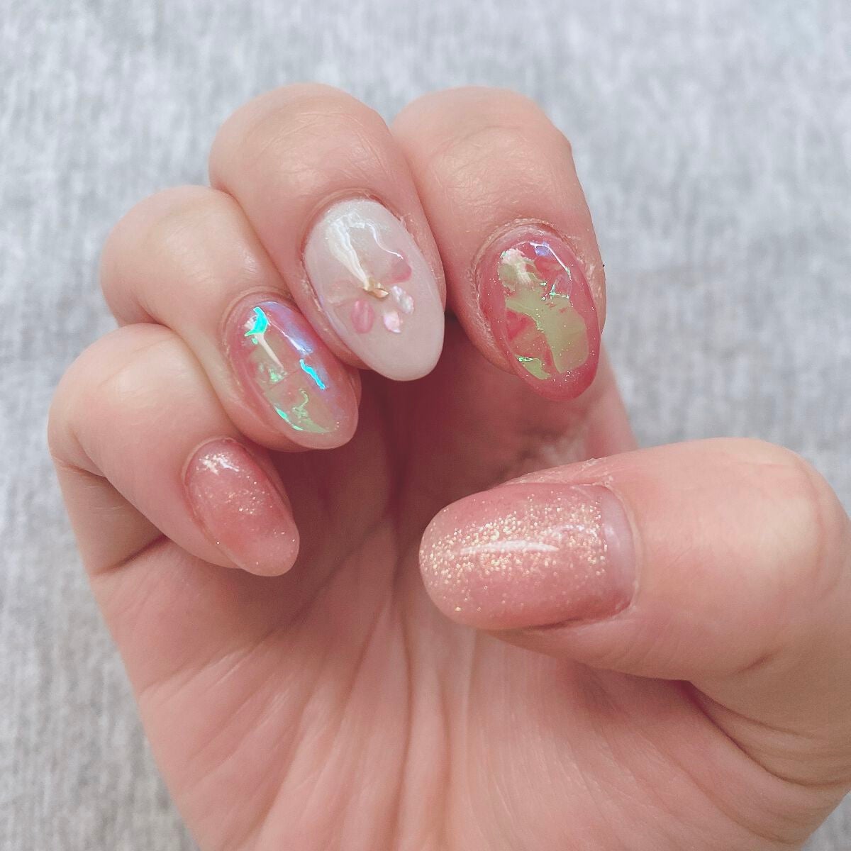 ジェルネイル(ライト対応)/セリア/ジェルネイルを使ったクチコミ(1枚目)