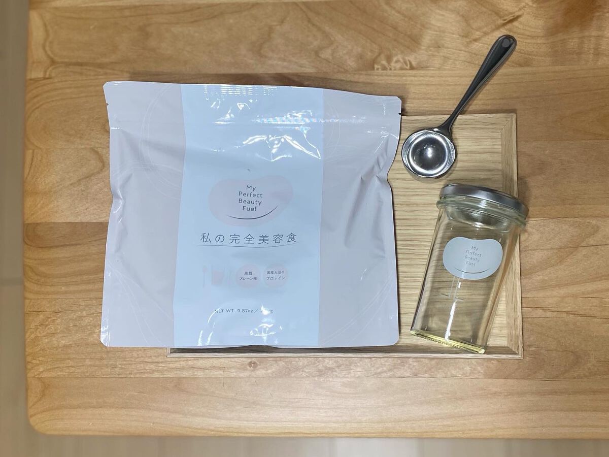 私の完全美容食 黒糖プレーン味 /私の完全美容食/ソイプロテインを使ったクチコミ（1枚目）