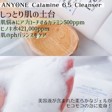 ANYONE カラミン6.5クレンザー/IZEZE/洗顔フォームを使ったクチコミ（3枚目）