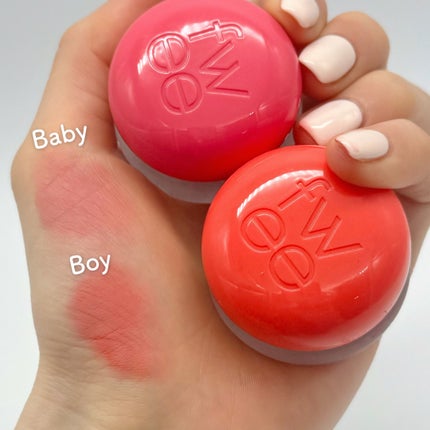 リップアンドチーク ブラーリープリンポット/fwee/口紅を使ったクチコミ(4枚目)