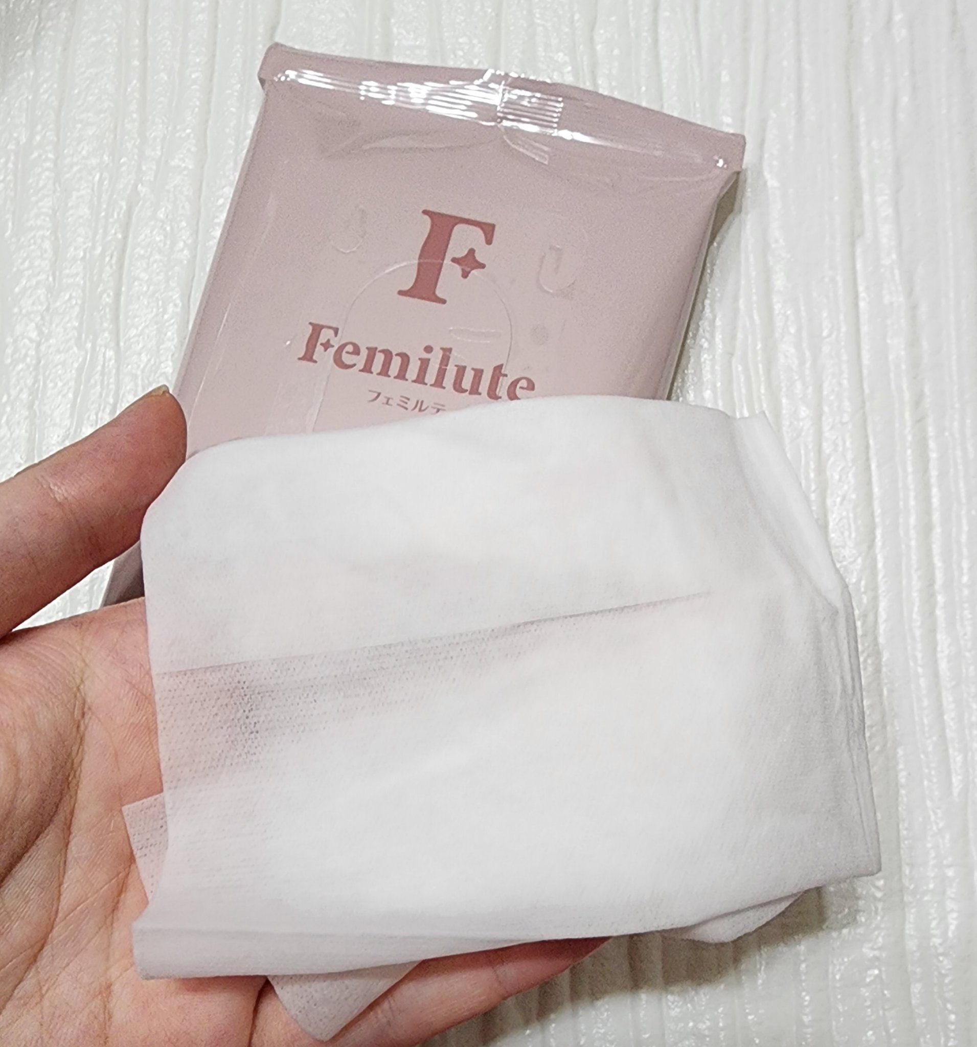 ふきとりシート/Femilute/デリケートゾーンケアを使ったクチコミ（2枚目）