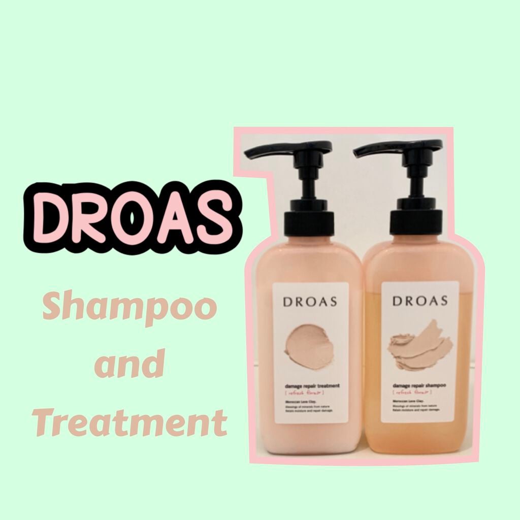 ダメージリペアシャンプー/トリートメント/DROAS/市販シャンプーを使ったクチコミ(1枚目)