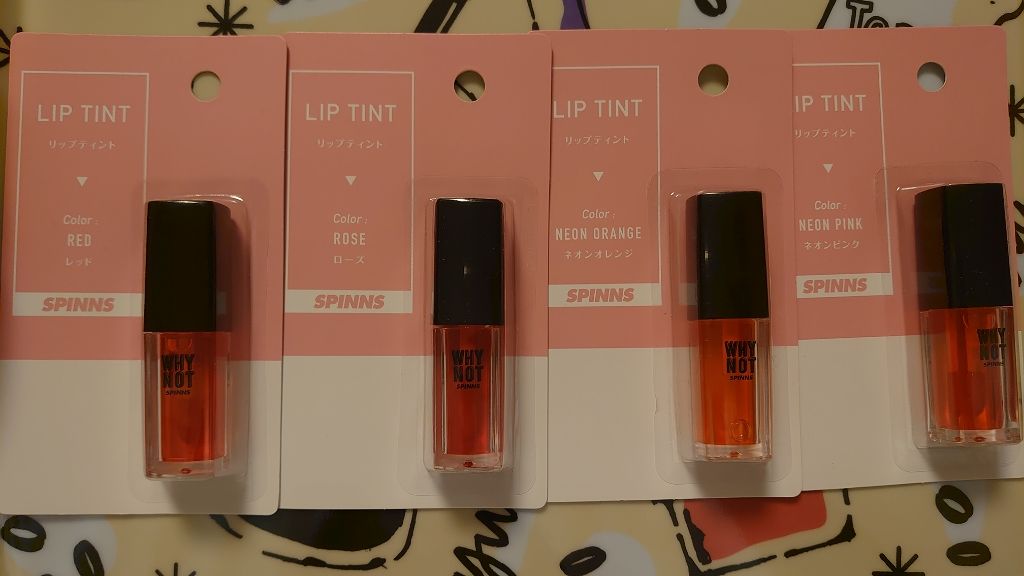 WHY NOT SPINNS リップティント/DAISO/リップティントを使ったクチコミ（2枚目）