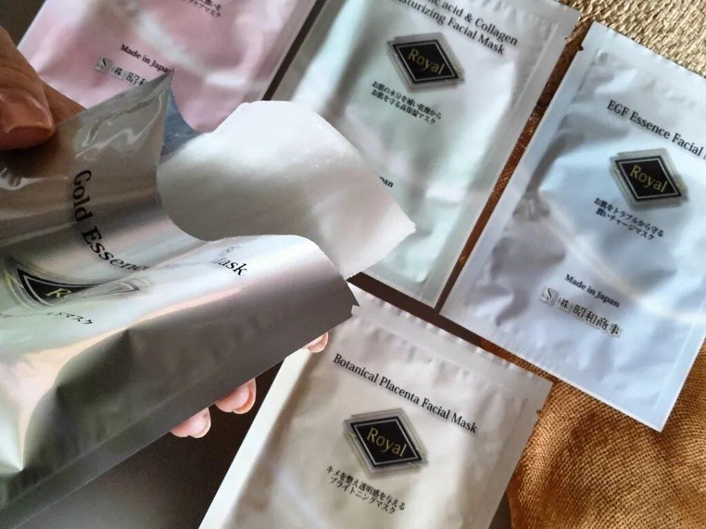 Royal Facial Mask ローヤル シートマスク トライアルセット 5枚/昭和商事/シートマスク・パックを使ったクチコミ(3枚目)