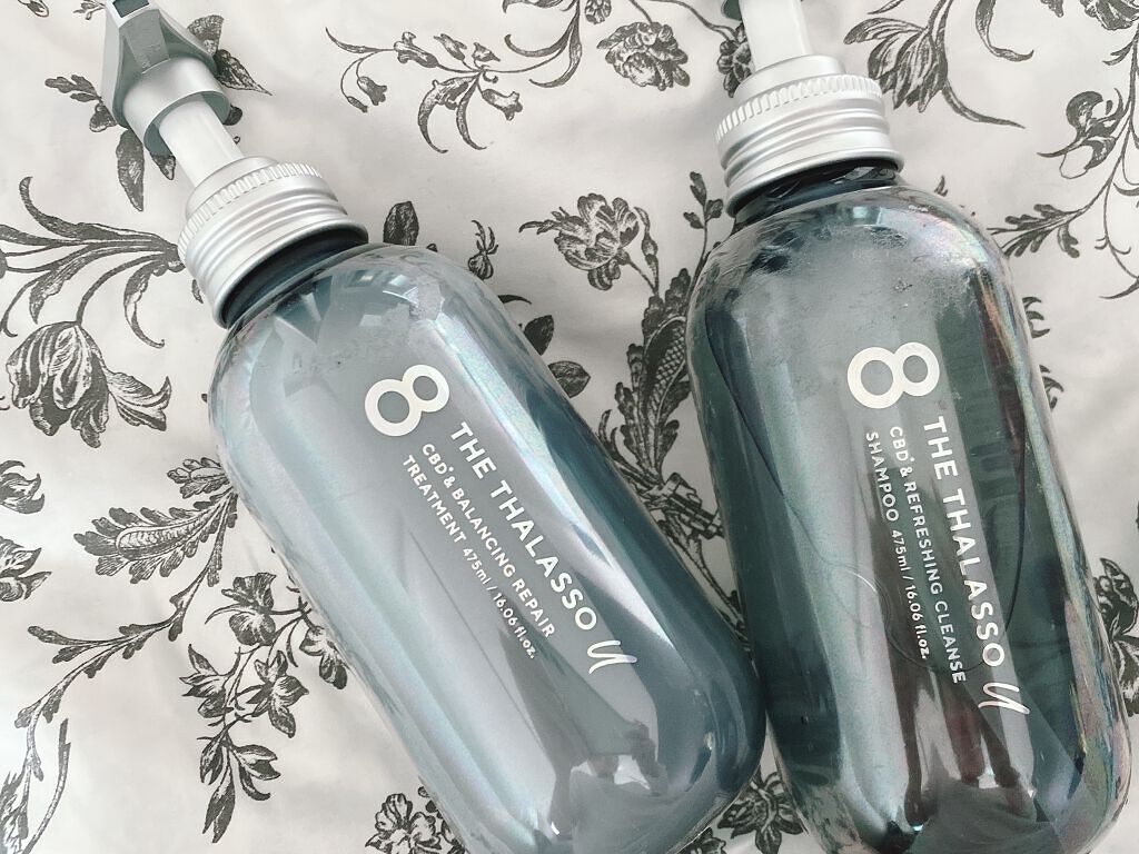 エイトザタラソ ユー CBD&リフレッシング クレンズ 美容液シャンプー/CBD&バランシング ダメージリペア 美容液ヘアトリートメント/エイトザタラソ/市販シャンプーを使ったクチコミ(1枚目)