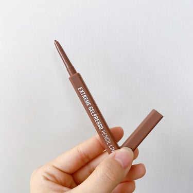 エクストリームジェルプレッソペンシルライナー 06 SOFT BROWN/CLIO/ペンシルアイライナーを使ったクチコミ（1枚目）