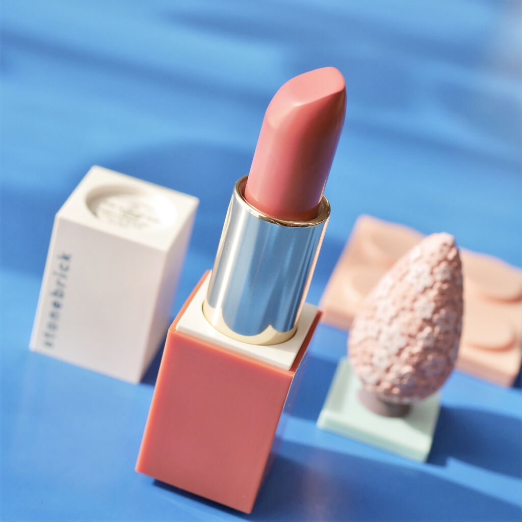 リップスティックスモイスチャー/STONEBRICK/口紅を使ったクチコミ（3枚目）