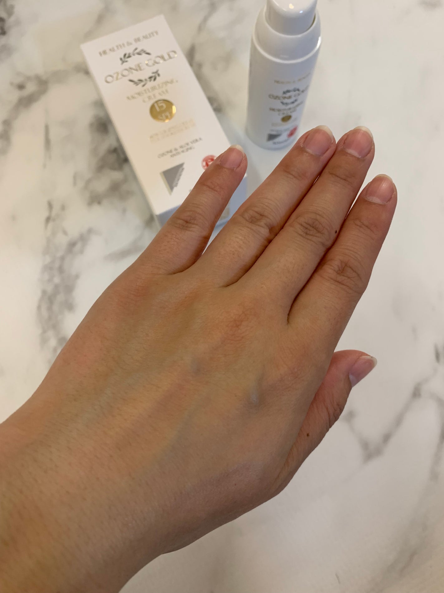 オゾンゴールド MRクリーム/OZONE GOLD/フェイスクリームを使ったクチコミ(4枚目)