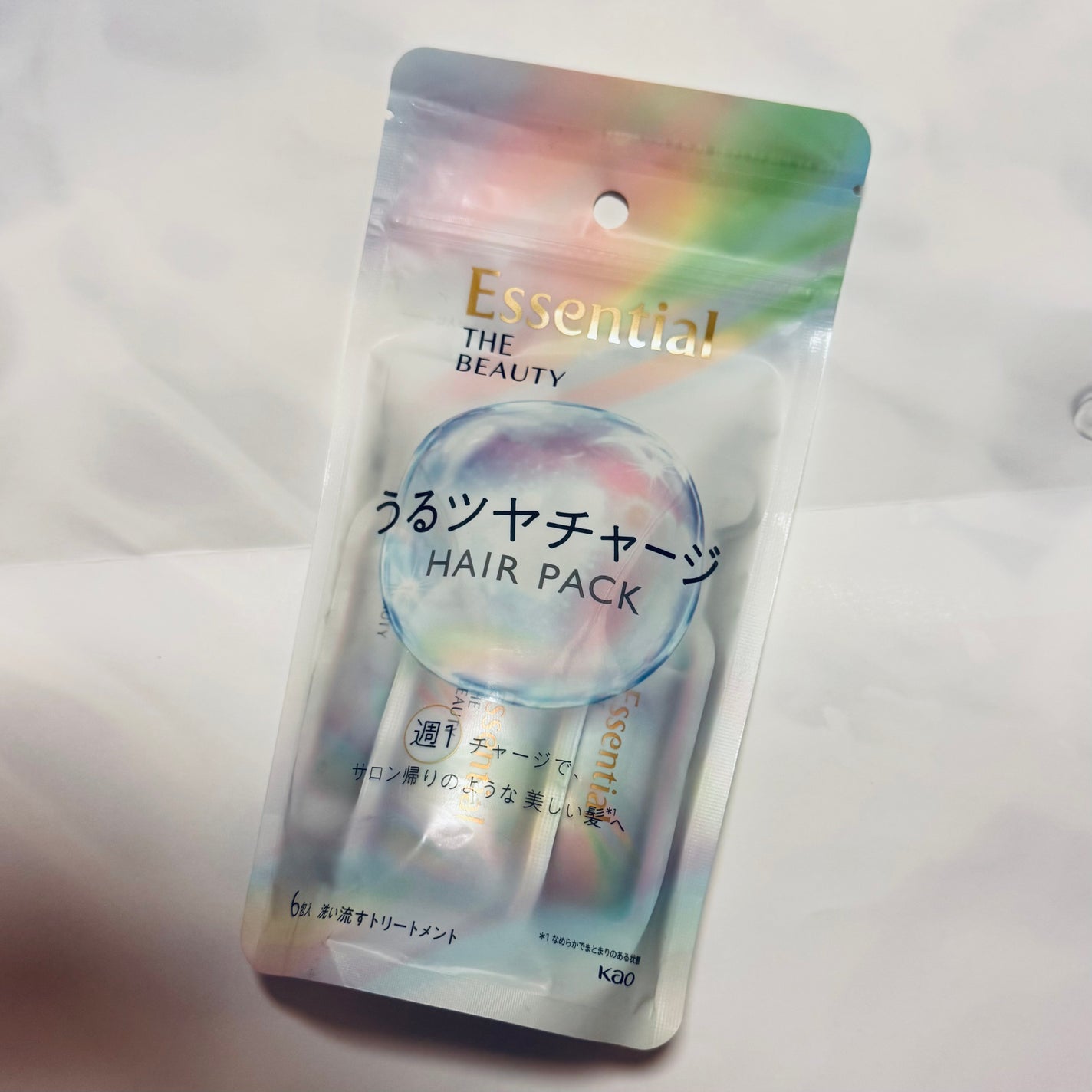 ザビューティ うるツヤチャージヘアパック/エッセンシャル/ヘアマスク・ヘアパックを使ったクチコミ(1枚目)