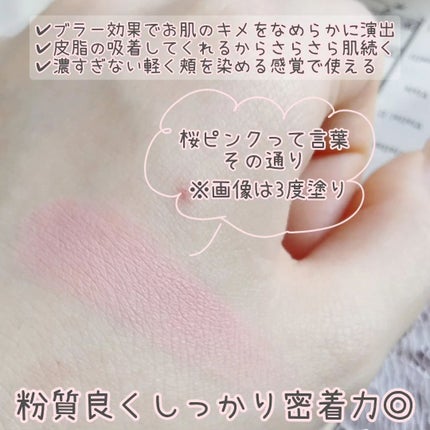 ブラーフィニシュブラッシャー/Dinto/パウダーチークを使ったクチコミ(3枚目)