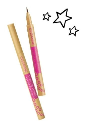 描くふたえアイライナー/CEZANNE/リキッドアイライナーを使ったクチコミ(1枚目)