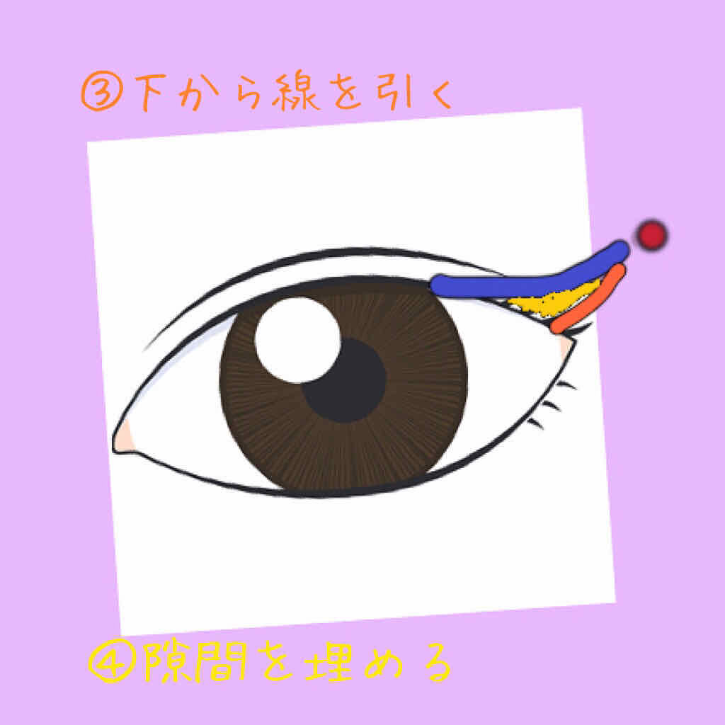 エバビレーナ リキッドアイライナーA/DAISO/リキッドアイライナーを使ったクチコミ（3枚目）