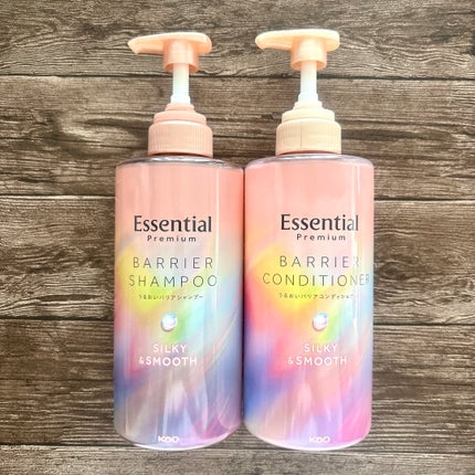 エッセンシャルプレミアム バリアシャンプー・コンディショナー シルキー&スムース/エッセンシャル/市販シャンプーを使ったクチコミ(5枚目)