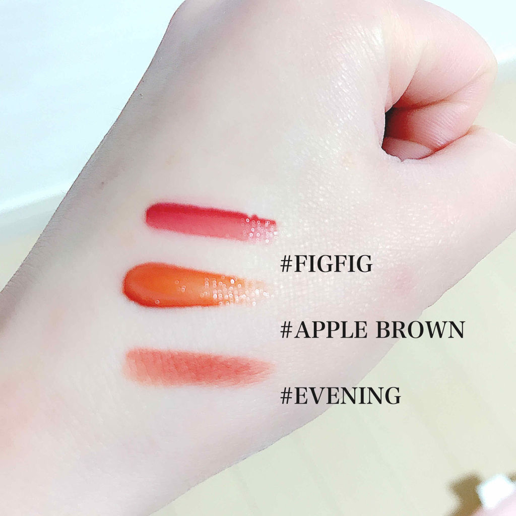 ジューシーラスティングティント/rom&nd/リップティントを使ったクチコミ（2枚目）