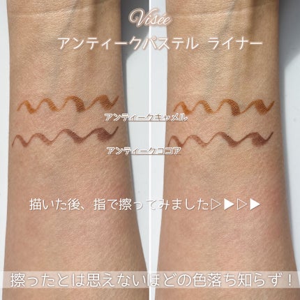 アンティークパステル ライナー/Visée/リキッドアイライナーを使ったクチコミ(6枚目)