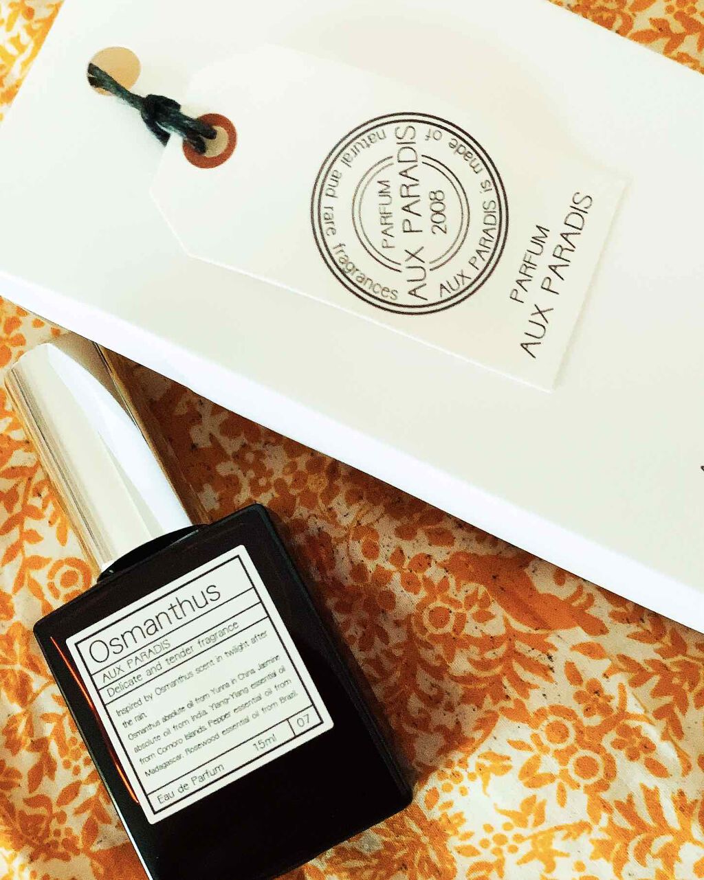 オードパルファム #07 Osmanthus 〔オスマンサス〕/AUX PARADIS/香水(レディース)を使ったクチコミ(1枚目)