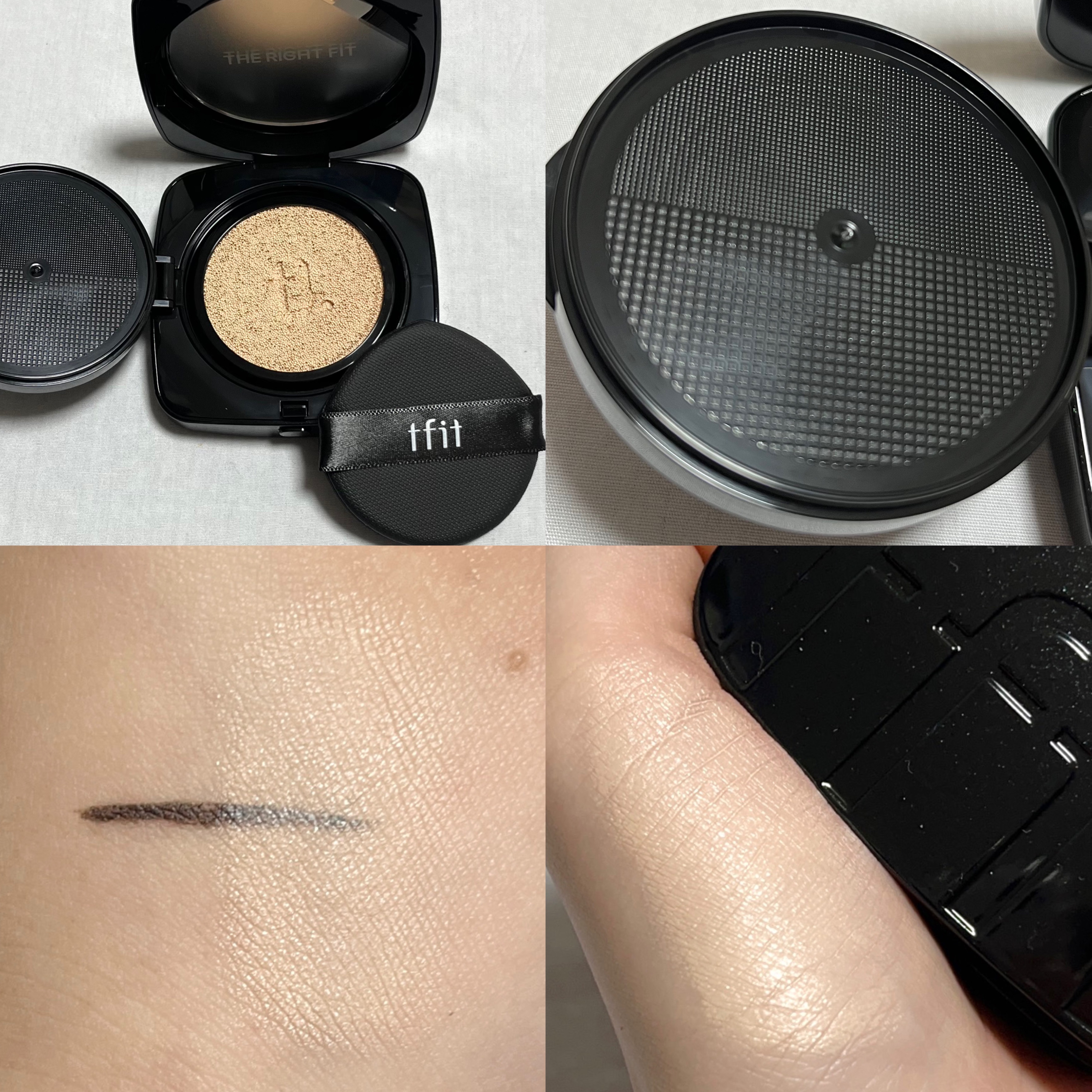 レイヤリングフィット グロークッションEX/TFIT/クッションファンデーションを使ったクチコミ（2枚目）