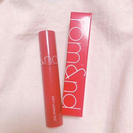 ジューシーラスティングティント/rom&nd/リップティントを使ったクチコミ(1枚目)