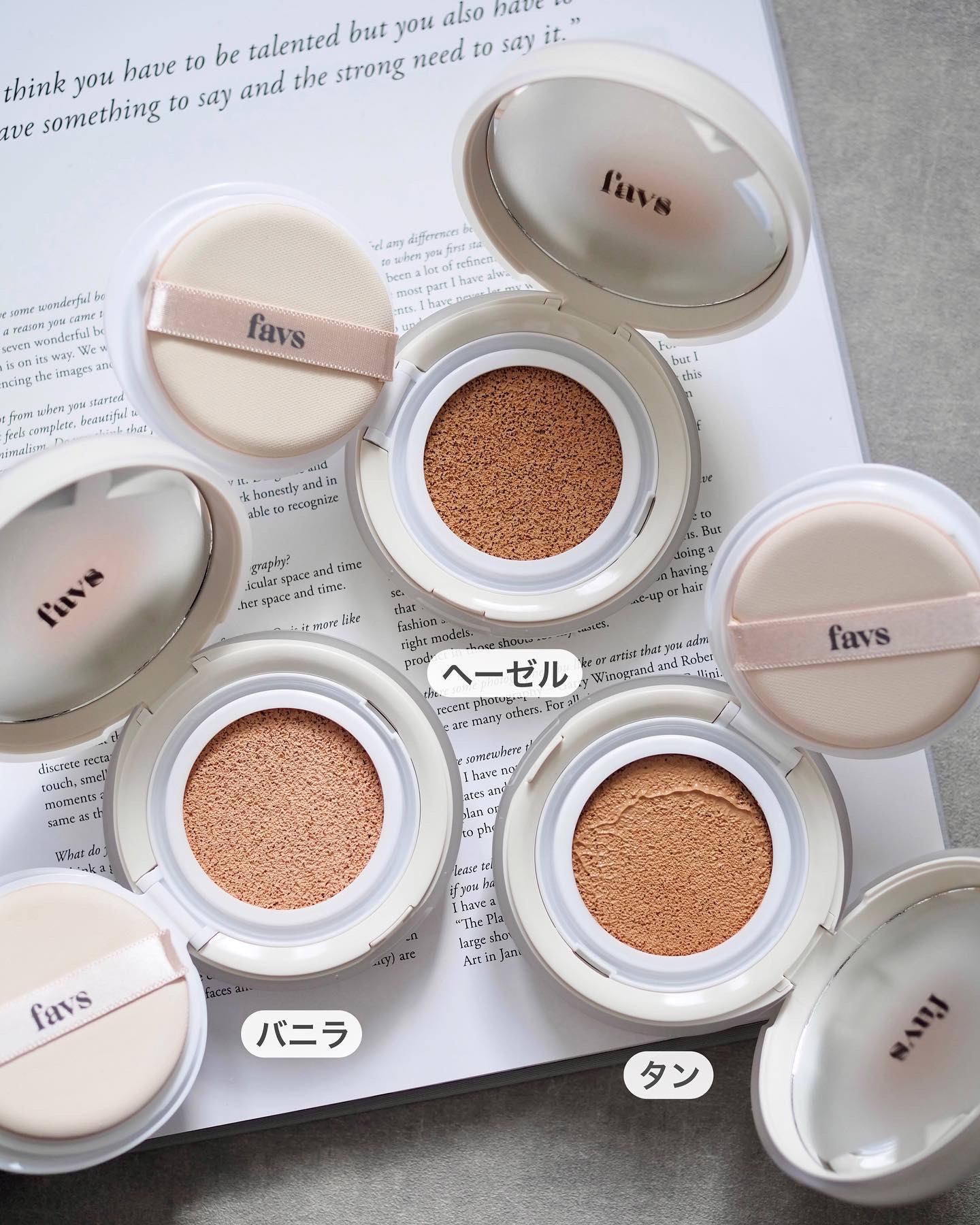 カーミンググロウアップクッションファンデーション タン/favs/リキッドファンデーションを使ったクチコミ（2枚目）