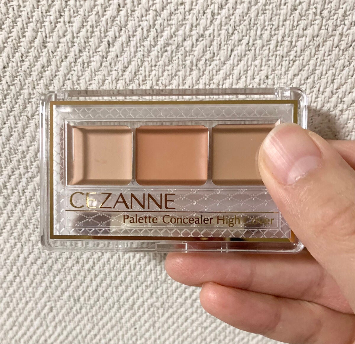 パレットコンシーラー ハイカバー/CEZANNE/パレットコンシーラーを使ったクチコミ(2枚目)