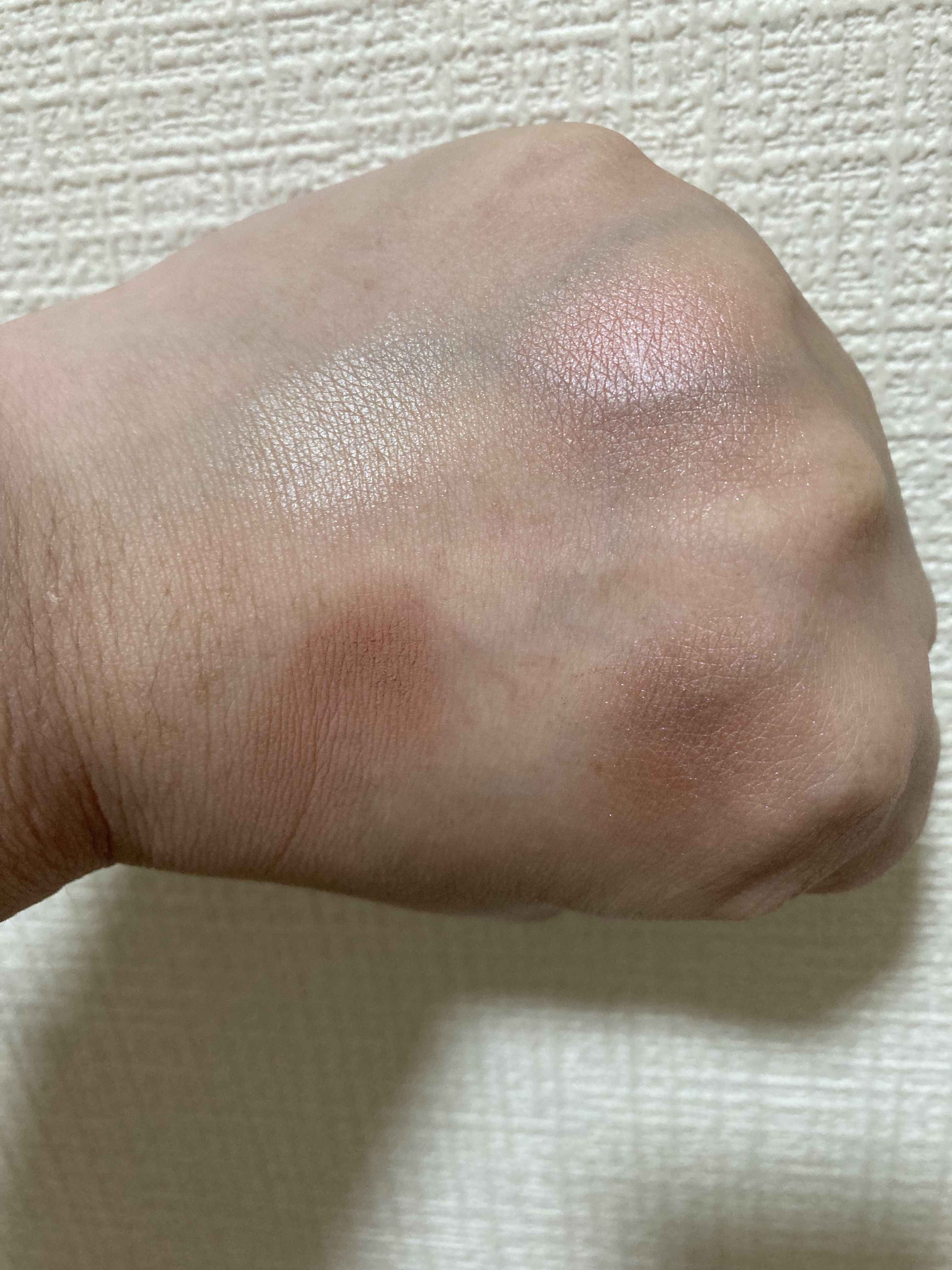 &. アイシャドウパレット ピンクモーヴ/DAISO/アイシャドウパレットを使ったクチコミ（3枚目）