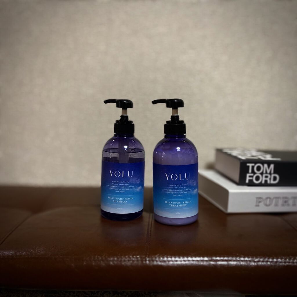 リラックスナイトリペア シャンプー／トリートメント/YOLU/市販シャンプーを使ったクチコミ（2枚目）