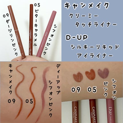 クリーミータッチライナー/キャンメイク/ジェルアイライナーを使ったクチコミ(1枚目)