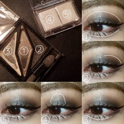 ジュエリーシャドウベール/キャンメイク/アイシャドウパレットを使ったクチコミ(2枚目)