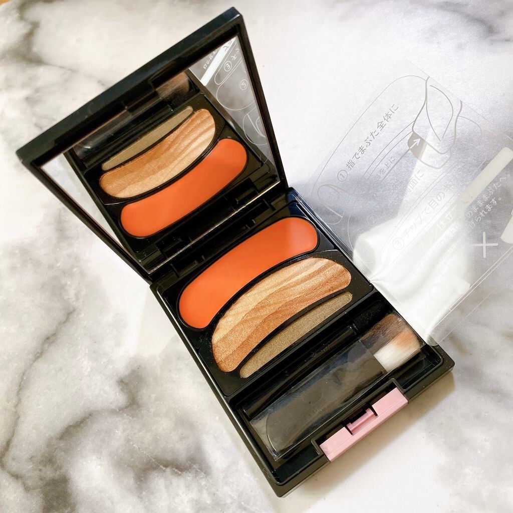 ブラシひと塗りシャドウ/オーブ/アイシャドウパレットを使ったクチコミ(1枚目)