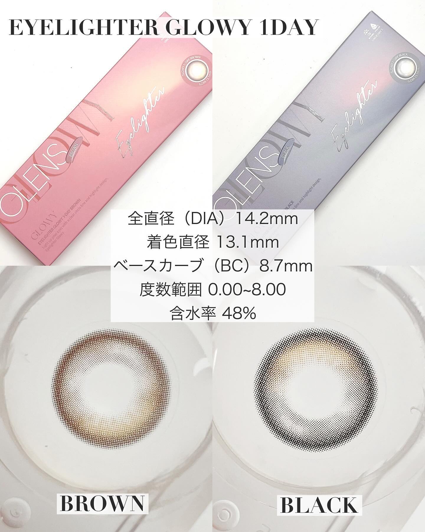 Glowy 1day/OLENS/ワンデー（１DAY）カラコンを使ったクチコミ（3枚目）