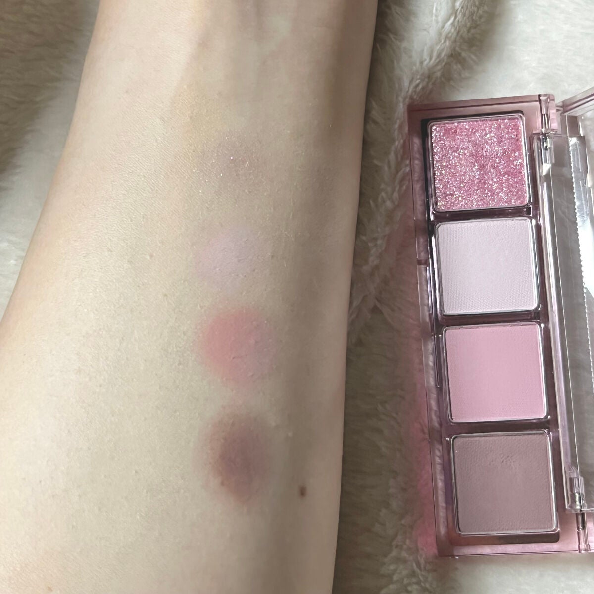 デイリーベーシックパレット/ネイチャーリパブリック/アイシャドウパレットを使ったクチコミ(3枚目)