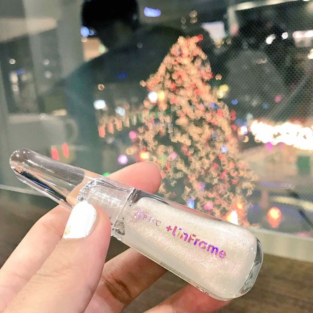 LIP38℃ +UnFrame<ホログラフィック>/flowfushi/リップグロスを使ったクチコミ(1枚目)