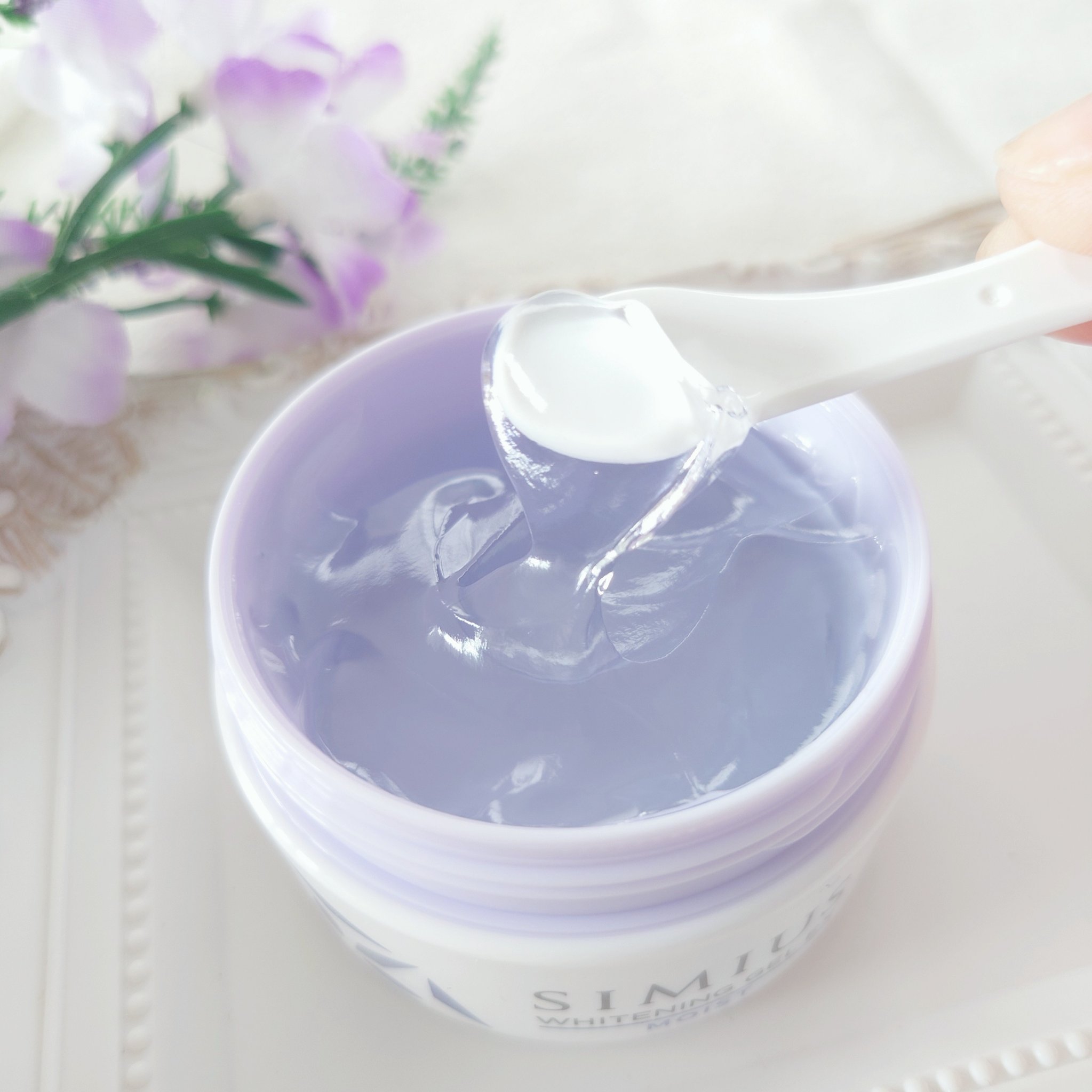 薬用ホワイトニングジェルEX モイスト（しっとり）/シミウス/オールインワン化粧品を使ったクチコミ（3枚目）