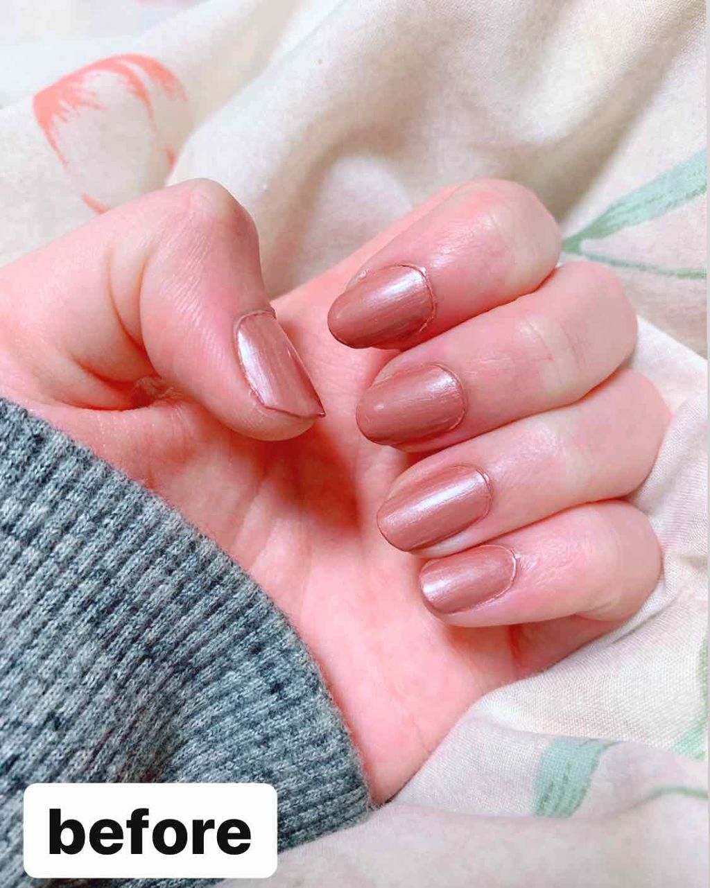 ネイルホリック Classic color BE805/ネイルホリック/マニキュアを使ったクチコミ（1枚目）