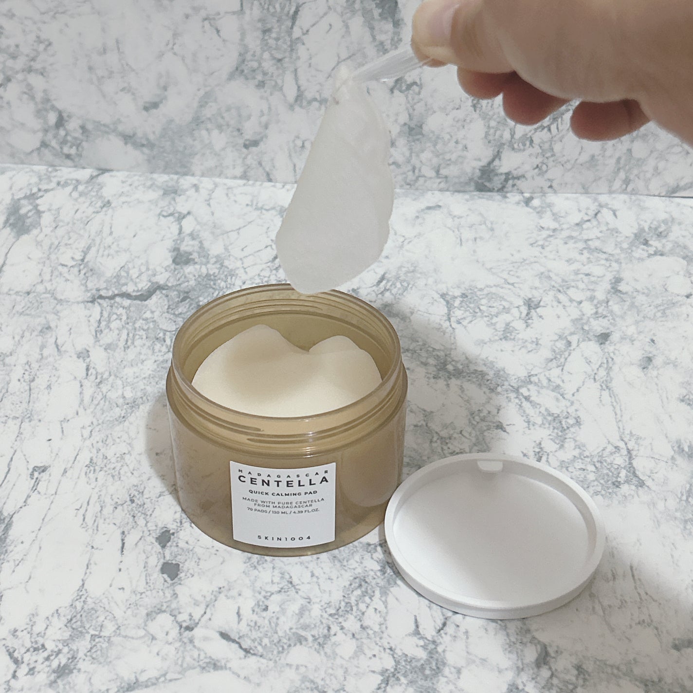 センテラ クイックカーミングパッド/SKIN1004/トナーパッドを使ったクチコミ(3枚目)