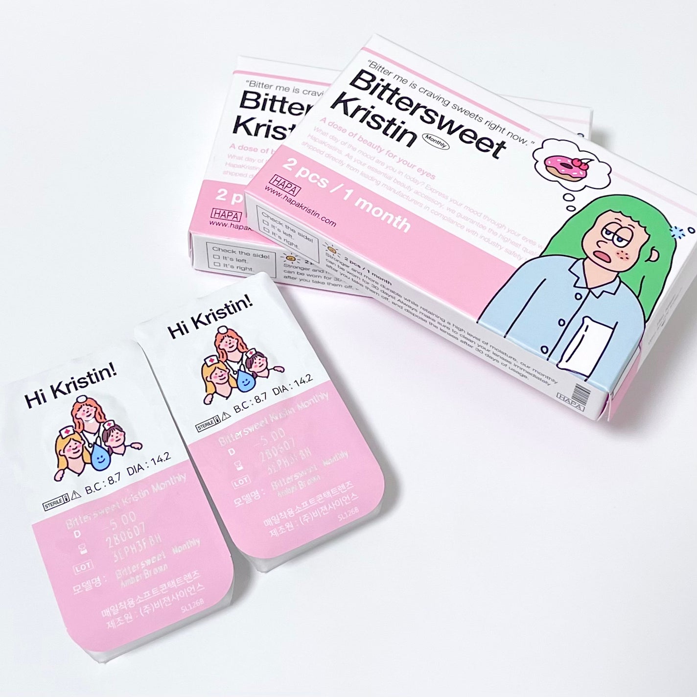 ビタースイートクリスティン/Hapa kristin/カラーコンタクトレンズを使ったクチコミ(3枚目)