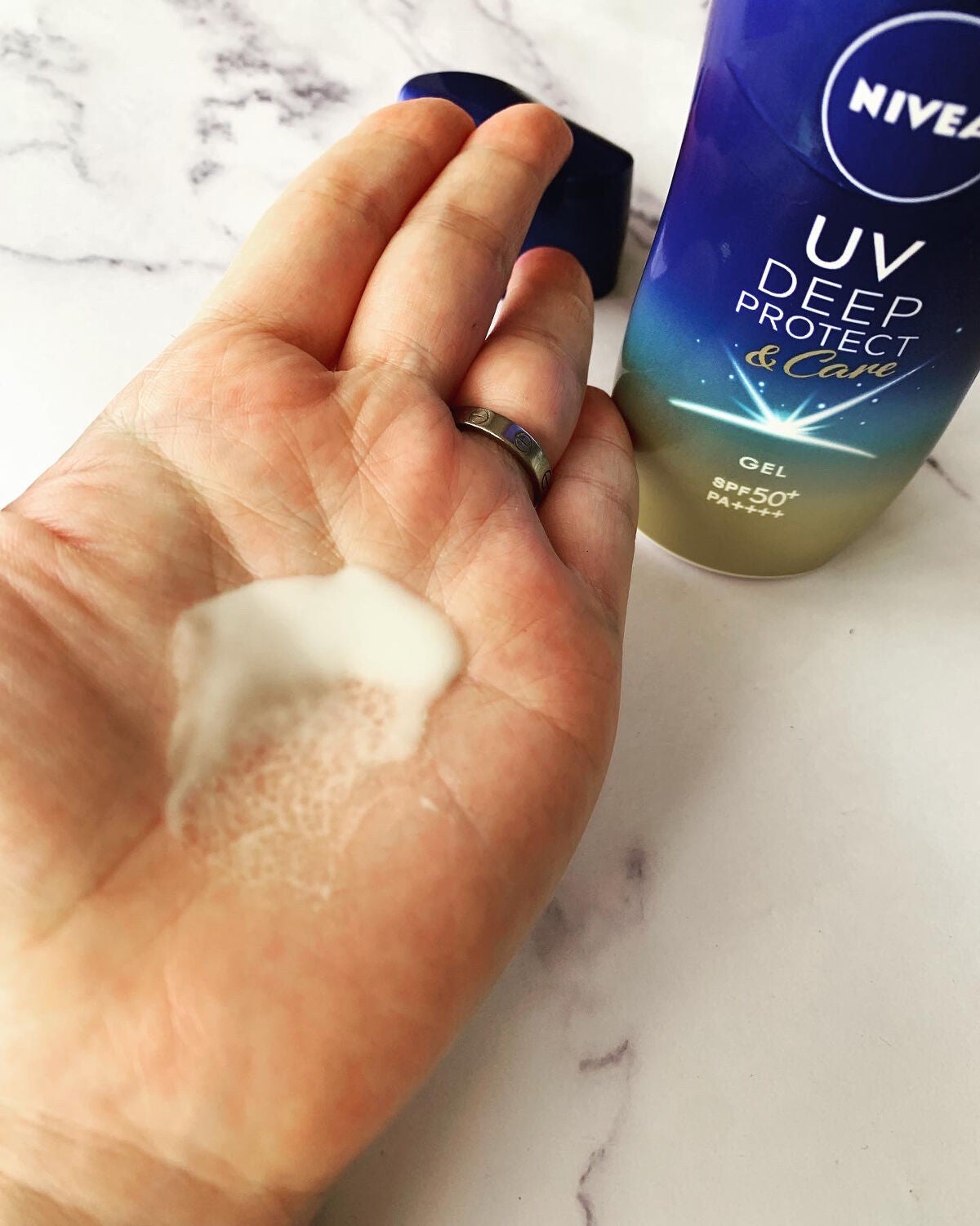 ニベアUV ディープ プロテクト&ケア ジェル/ニベア/日焼け止めジェルを使ったクチコミ(1枚目)
