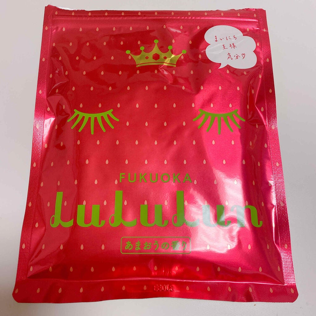 九州ルルルン(あまおうの香り)/ルルルン/シートマスク・パックを使ったクチコミ(1枚目)