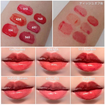 アンシーン ミラーティント/Oddtype/リップティントを使ったクチコミ(9枚目)