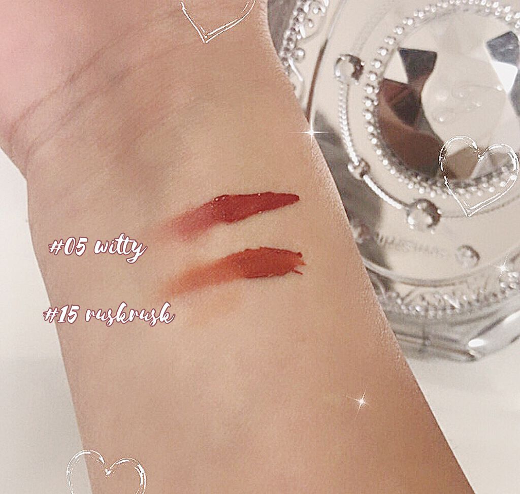 ゼロベルベットティント/rom&nd/リップティントを使ったクチコミ(2枚目)