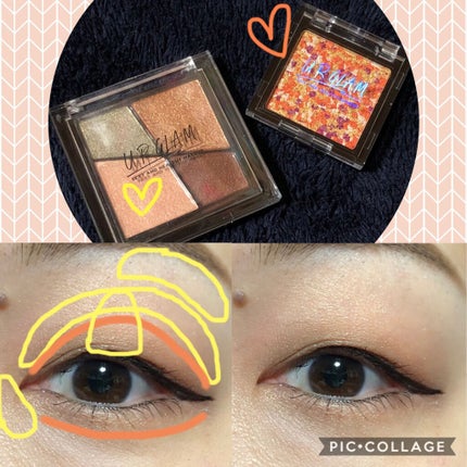 UR GLAM MARBLE EYESHADOW/U R GLAM/単色アイシャドウを使ったクチコミ(2枚目)