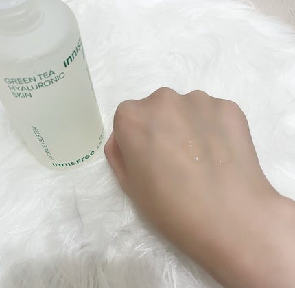 グリーンティー ヒアルロン スキン/innisfree/化粧水を使ったクチコミ(5枚目)