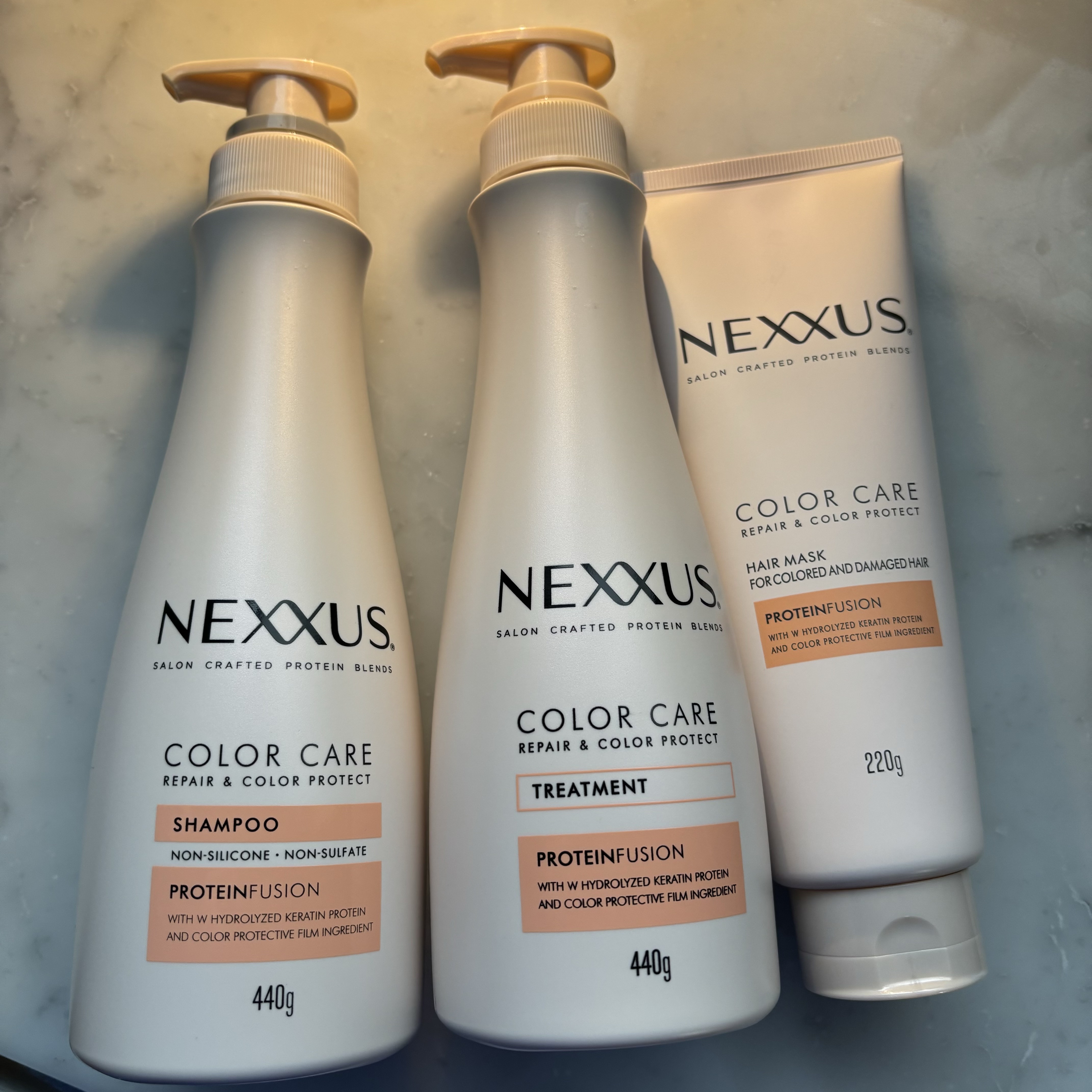 ネクサス リペアアンドカラープロテクト 洗い流すトリートメント ヘアマスク/NEXXUS(ネクサス)/ヘアマスク・ヘアパックを使ったクチコミ（1枚目）