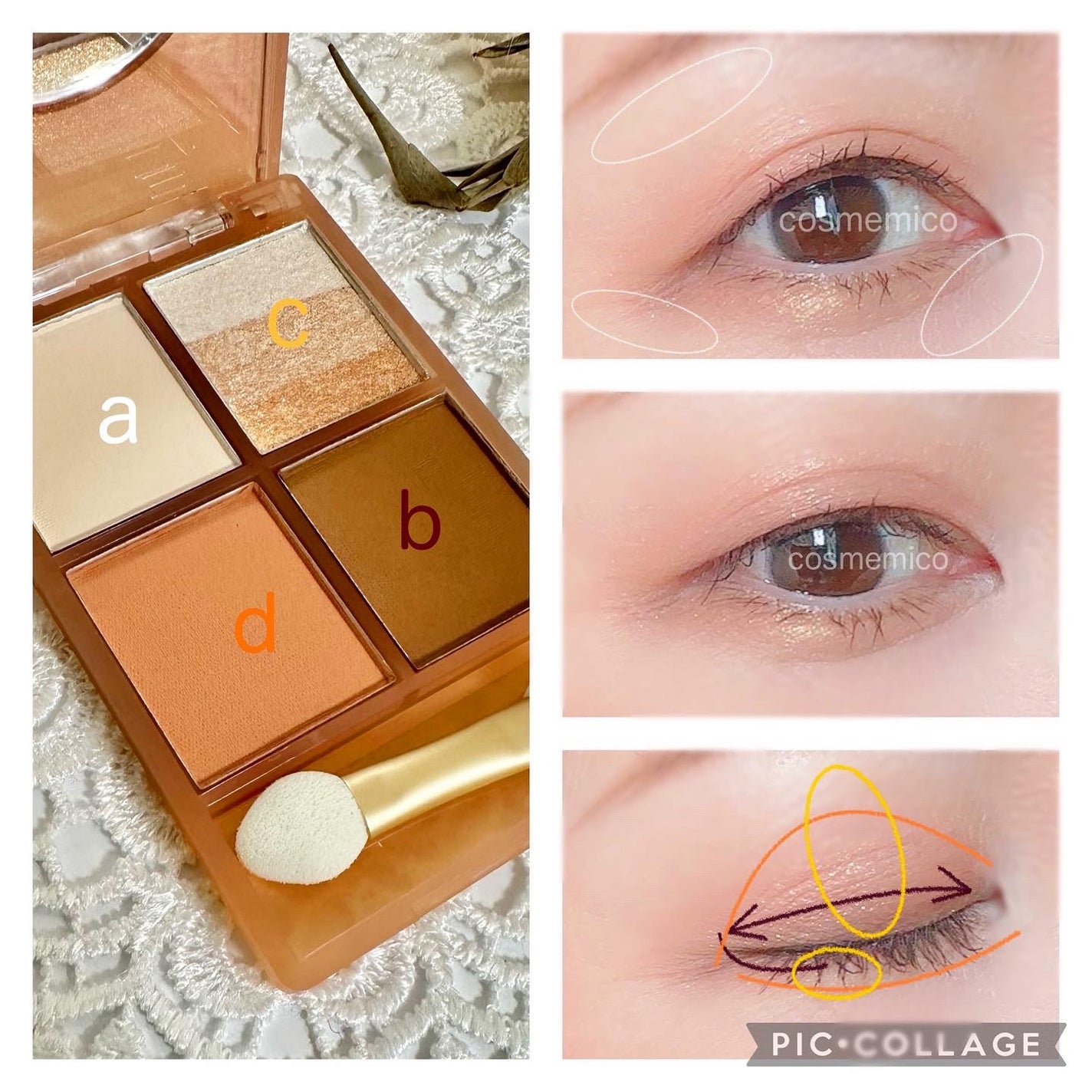 四色アイシャドウパレット/COLORKEY/アイシャドウパレットを使ったクチコミ(3枚目)