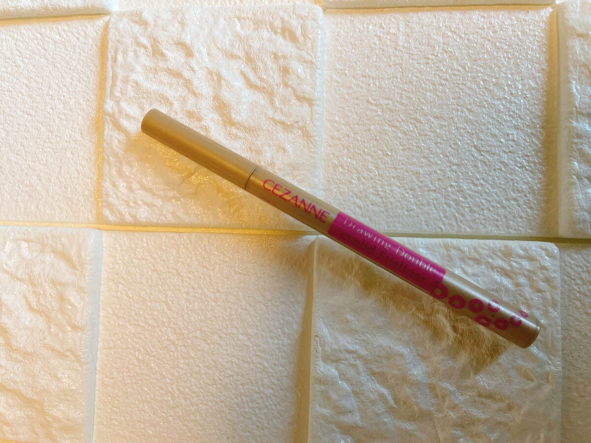 描くふたえアイライナー/CEZANNE/リキッドアイライナーを使ったクチコミ(4枚目)
