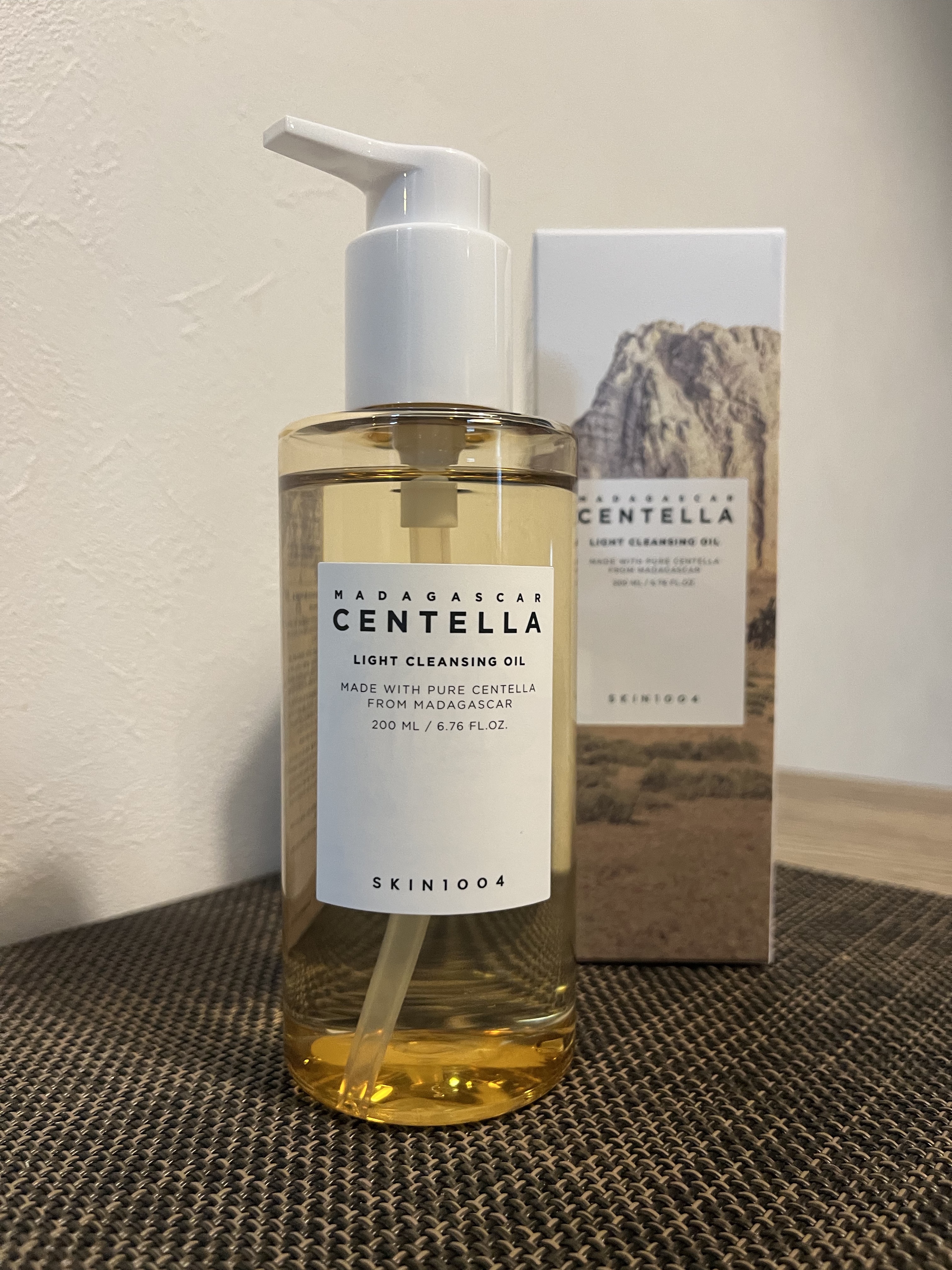 センテラ ライトクレンジングオイル/SKIN1004/オイルクレンジングを使ったクチコミ（1枚目）