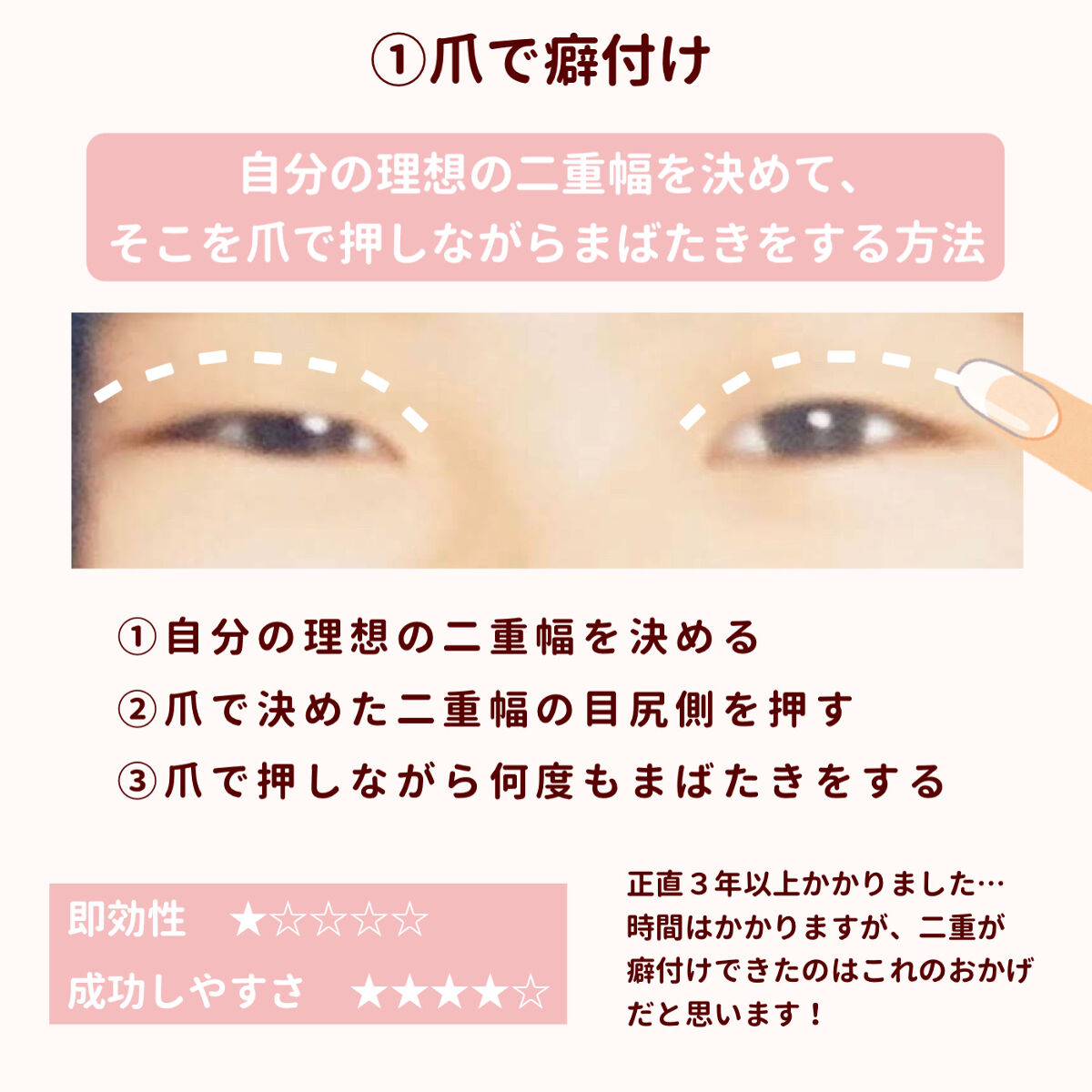 のびーるアイテープ（絆創膏タイプ、レギュラー）/DAISO/二重まぶた用アイテムを使ったクチコミ（3枚目）